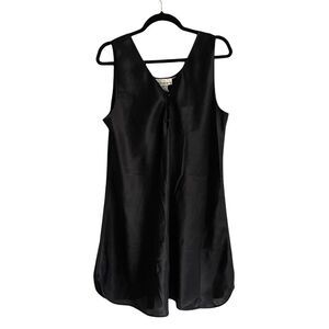 Cassandra HART Black Short Nightdress Nightgown Chemise L